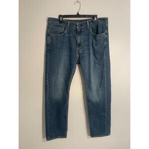LEVI'S 505 MENS JEANS SIZE 36x32 Blue Straight Regular Fit Medium Wash